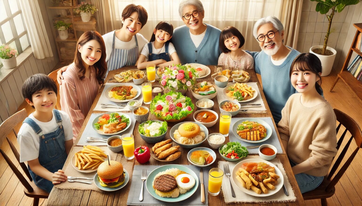 孫や息子夫婦が来た時の食事はこれ!喜ばれるメニューと注意点!